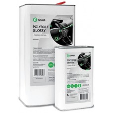 Полироль-очиститель пластика Polyrol Glossy глянцевый блеск, жестяные канистры   - 1 л