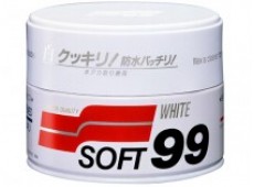 Полироль для кузова для белых и светлых а/м Soft99 White Soft Wax, 350 гр