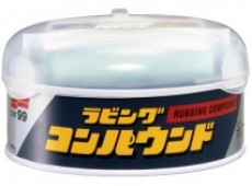 Полироль абразивный крупный Soft99 Rubbing Compound Std для а/м всех цветов, кроме металлика и жемчужного, 200 гр