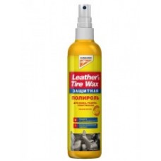 Полироль защитный (кож.,рез.,пласт.) Leather&Tire wax Protectant,300мл